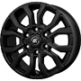 BROCK RC35 satin black matt (sbm) 6.5Jx16 ET62 6x130x84.1 (wintertauglich) 6,5x16 6x130 ET0.00 