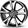 BROCK RC17 7,5x17 5x108 ET45.00 schwarz front-poliert