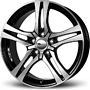 BROCK RC26/SFP/ET23 6,5x15 4x108 ET23.00 schwarz front-poliert