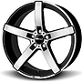 BROCK B35/SMFP/ET38 7,5x17 5x115 ET38.00 schwarz-matt front-poliert