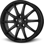 BROCK RC32 satin schwarz matt 7.5Jx19 ET32 5x112x66.7 (wintertauglich) 7,5x19 5x112 ET32.00 satin-black lackiert