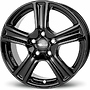 RC DESIGN RC 19 BLACK GLO 5X100 ET40 HB57.1 5,5x15 5x100 ET40.00 schwarz lackiert