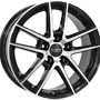 ANZIO SPLIT 7x18 5x112 ET43.00 gloss black / polished
