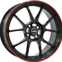 INTER ACTION 6,5X15 I.A. PHOENIX 4/108   ET25 CH65,1 6,5x15 4x108 ET25.00 gloss black / red