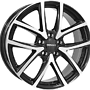  WHEELS CL2 7x17 5x108 ET45.00 gloss black / polished