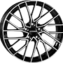 MONACO 8,0X18 MONACO WHEELS GP11 5X112   ET45 CH66,5 8x18 5x112 ET45.00 gloss black / polished