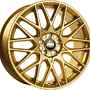 CMS C25 707 45 02 CGold FELGE: CMS-WHEELS - C25 COMPLETE GOLD GLOSS 7X17 LK:4/100 ET:45 ML:67.2R 7x17 4x100 ET45.00 complete gold gloss
