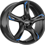 RONAL 7.5x18 ET:40 5/114 82 RONAL R62 Blue JETBLACK 7,5x18 5x114,3 ET40.00 gloss black