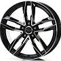  A16080185112045666D0 FELGE: AVUS-RACING - AF16 BLACK POLISHED 8X18 5/112 ET:45 ML:5 8x18 5x112 ET45.00 gloss black / polished