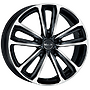 MAK 6.0x15, S:4x100.0x72.0, ET:40.0, MAK: Magma  MAK 6x15 4x100 ET40.00 gloss black / polished