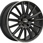 CMS Alufelge 6.0 J x 15 100/4/40/60,1  C23 Diamond Rim Black CMS 6x15 4x100 ET40.00 gloss black / polished lip