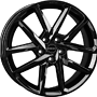 BORBET 8,0x18 ET:44 5/112 57,1 Borbet N black glossy 8x18 5x112 ET44.00 gloss black