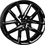 BORBET 6,5x17 ET:40 5/114 72,5 Borbet N black glossy 6,5x17 5x114,3 ET40.00 gloss black