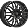 CMS C25 859 30 98S DRB FELGE: CMS-WHEELS - C25 DIAMOND RIM BLACK GLOSS 8,5X19 LK:5/112 ET:30 ML:66,5 8,5x19 5x112 ET0.00 