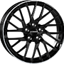 MONACO 8,0X18 MONACO WHEELS GP11 5X112   ET45 CH66,5 8x18 5x112 ET45.00 gloss black / polished lip