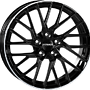  8,0X18 MONACO WHEELS GP11 5X112   ET45 CH66,5 8x18 5x112 ET45.00 gloss black / polished lip