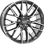  WHEELS GPX 8x20 5x112 ET45.00 gloss black / polished