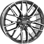  WHEELS GPX 8x19 5x108 ET45.00 gloss black / polished
