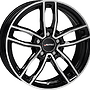 AUTEC Mercador-swp 8,0x19 5/112 ET32,5 (66,5) Autec Schwarz poliert 8x19 5x112 ET32.50 gloss black / polished