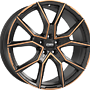 CMS C33 8.5X20 5X112 ET40 MB66.5 DIAMOND BLACK COPPER (wintertauglich) 8,5x20 5x112 ET40.00 black / copper
