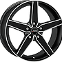 AUTEC DELANO BLA MATT POL 5X112 ET45 HB70 8x19 5x112 ET45.00 dull black / polished