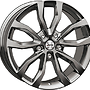 AUTEC 8.0x18, S:5x108.0x70, ET:45.0, AUTEC: Uteca  AUTEC 8x18 5x108 ET45.00 titanium