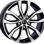 AUTEC 7.5x17, S:5x114.3x70, ET:40.0, AUTEC: Uteca  AUTEC 7,5x17 5x114,3 ET40.00 schwarz poliert