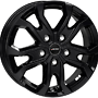 AUTEC Kiso-s 6,5x16 5/118 ET66 (71,1) Autec Schwarz 5x16 5x118 ET66.00 gloss black