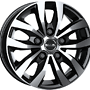 MAK LOAD 5 black mirror 6.5Jx16 ET50 5x130x89.1 (wintertauglich) 6,5x16 5x130 ET50.00 gloss black / polished