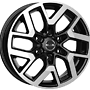 MAK GRAVEL black mirror 6.5Jx16 ET50 6x120x74.5 (wintertauglich) 6,5x16  ET50.00 gloss black / polished