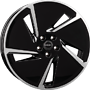 BORBET Alufelge 7.5 J x 20 112/5/45/72,5  AE black polished Borbet 7,5x20 5x112 ET45.00 