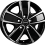 BORBET CWG BLA POL 5X130 ET68 HB71.1 6x16  6x16 5x130 ET68.00 gloss black / polished