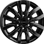 BORBET Alufelge 6.5 J x 17 130/6/54/84,1  CW6 black matt Borbet 6,5x17 6x130 ET54.00 dull black