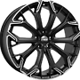 CMS C378095262SPDMB CMS C37 8.0x19 5/112 ET52 NB66,5 8x19 5x112 ET0.10 dull black / polished