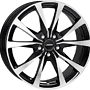AUTEC Brixen-swp 8,0x20 5/108 ET45,5 (63,3) Autec Schwarz poliert 8x20 5x108 ET45.00 gloss black / polished