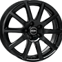 RIAL FELGE: RIAL - MI DIAMOND-BLACK 7X17 LK:5/100 ET:40 ML:63,3 7x17 5x100 ET40.00 gloss black