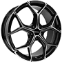  WHEELS GP16 8x19 5x112 ET44.00 gloss black / polished