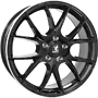  WHEELS KIRA 8x18 5x112 ET38.00 gloss black / polished lip