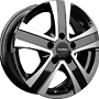  HAMMER 6x15 5x118 ET68.00 gloss black / polished