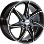 RONAL R51 6,5x15 5x112 ET45.00 jetblack-frontkopiert