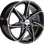 RONAL R51 7x16 4x108 ET25.00 jetblack-frontkopiert