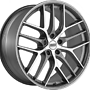 BBS 8.0Jx19 H2 ET44 5x112x82.0 CC-R graphit diamantgedreht matt BBS 8x19 5x112 ET44.00 anthracite / polish