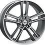 AUTEC RIAS TITANSILBER TIT SIL MATT POL 5X120 ET38 HB72. 8,5x19 5x120 ET38.00 dull titanium / polished