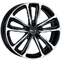 MAK 6.5x16, S:5x100.0x72.0, ET:35.0, MAK: Magma  MAK 6,5x16 5x100 ET35.00 gloss black / polished
