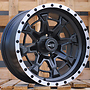Racing Line B5995 Racing line 9x17 5x127 ET6.00 černá matná + leštěný límec