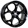 Racing Line L1664 Alfa 7,5x17 5x110 ET32.00 Černá lesklá