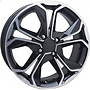  DY176 Skoda 6,5x16 4x100 ET35.00 černá + leštění