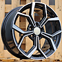 Racing Line B5952 VW 7,5x17 5x112 ET40.00 černá + leštění