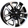 Racing Line B1623 TOYOT 7,5x17 6x139,7 ET30.00 černá + leštění