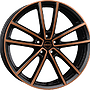BORBET W Skoda 8x19 5x112 ET48.00 černá + měděná barva leštění